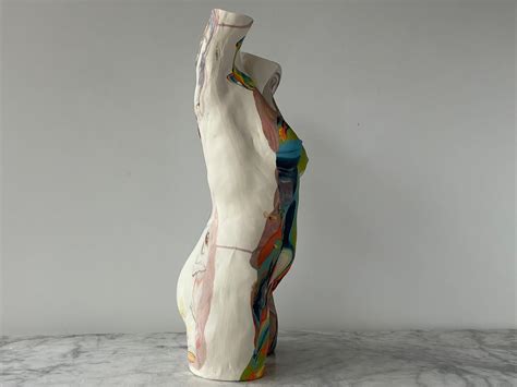 Nude Torso Vase Sculpture Female Figure Vessel Erotic Etsy