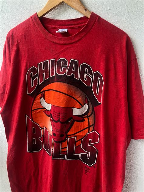 Vintage Original 90s Chicago Bulls NBA T Shirt Etsy