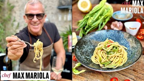 SPAGHETTI CON PUNTARELLE E ALICI Ricetta Di Chef Max Mariola YouTube