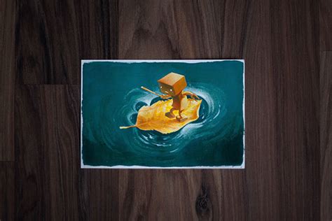 Poster Color Painted Postcards on Behance