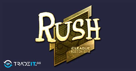 Sticker Rush Gold Boston Tradeit