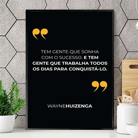 Quadro Decorativo Motivação para o Sucesso nos Negócios