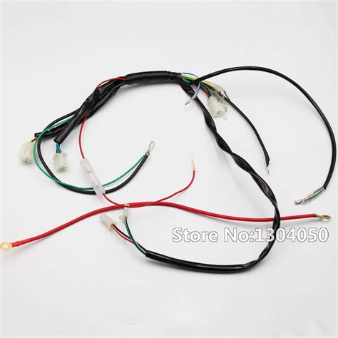 Pit Dirt Bike Wiring Loom Harness For Electric Start Cc Cc Cc