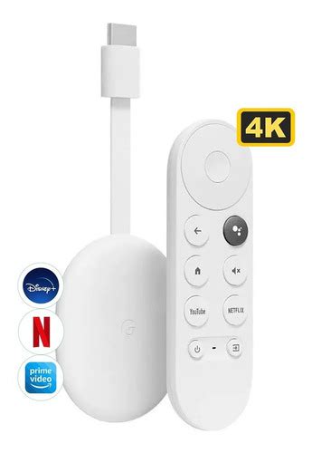 Google Chromecast With Tv De Voz K Gb Snow Con Gb Memoria Ram