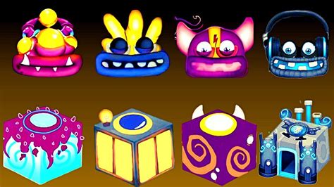 All Wubbox👾 All Eggs And Boxes Updown With Sounds All Islands My Singing Monsters Youtube