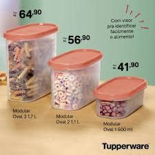 Kit Modular Oval Tupperware Shopee Brasil