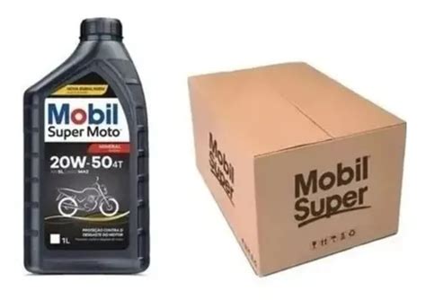 Caixa Óleo Mobil 20w50 Mineral 24 Litros 4t Motos Honda Frete grátis