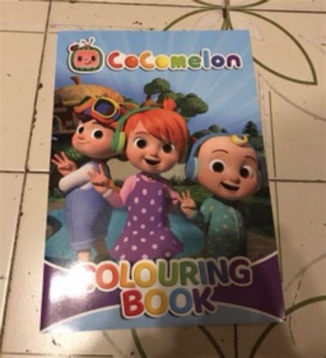 Cocomelon Colouring Book Cocomelon Sticker Book 興趣及遊戲 書本 And 文具 小說