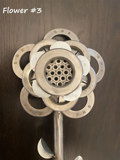 Upcycled Welded Metal Flower Art Etsy