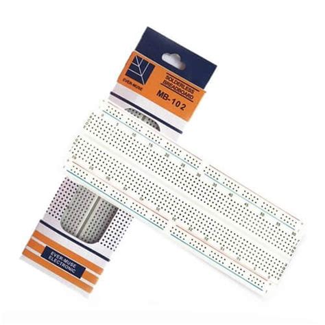 MB102 830Points Solderless Prototype Breadboard | Electronics Hub