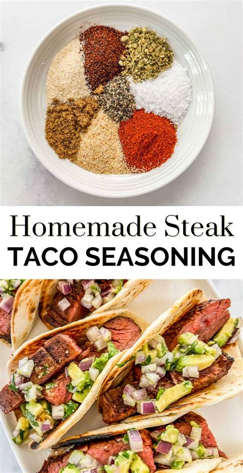 Homemade Steak Taco Seasoning This Healthy Table