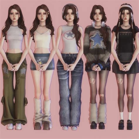 Evie S Lookbook In 2023 Sims 4 Mods Clothes Sims 4 Clothing