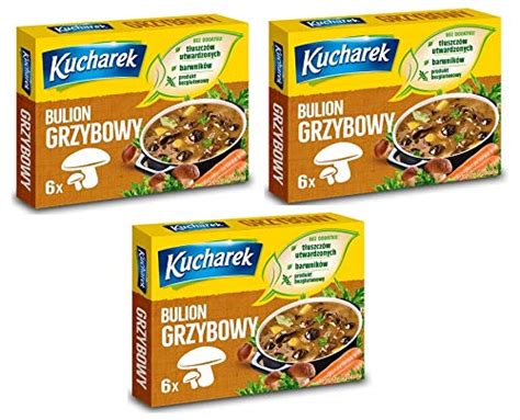 Amazon KUCHAREK MUSHROOM BOUILLON Bulion Grzybowy Product From