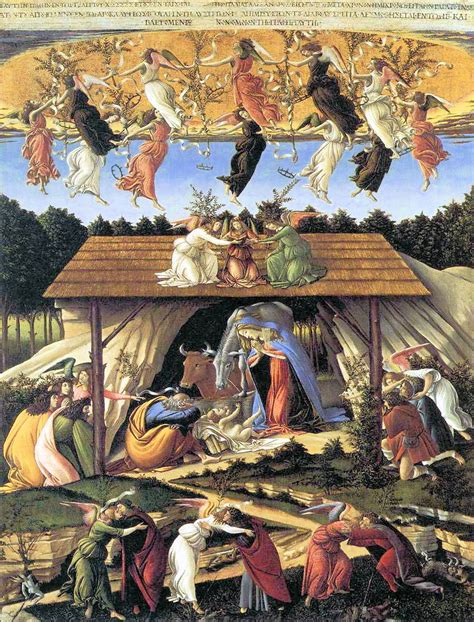 Sandro Botticelli Nativit Mistica Pittura Su Tela