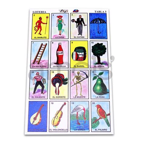 Lotería Mexican Bingo Fiesta Party Supplies