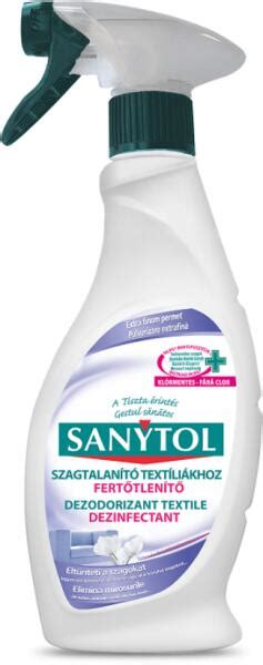 Vásárlás Sanytol textil fertőtlenítő spray 500ml Szőnyeg és