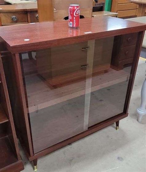 Mcm Sliding Door Bookcase Dixons Auction At Crumpton