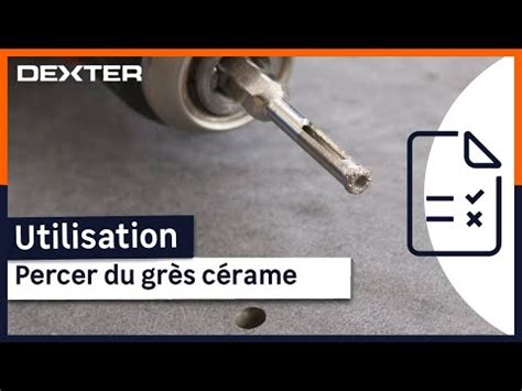 Comment percer du carrelage en grès cérame avec les forets diamant