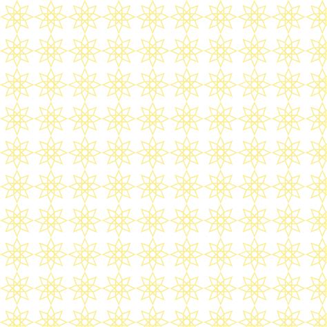 Seamless Arabic Golden Islamic Pattern Transparent Vector Islamic