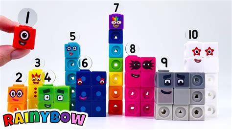 Diy Numberblocks With The Mathlink Cube Activity Toy Youtube