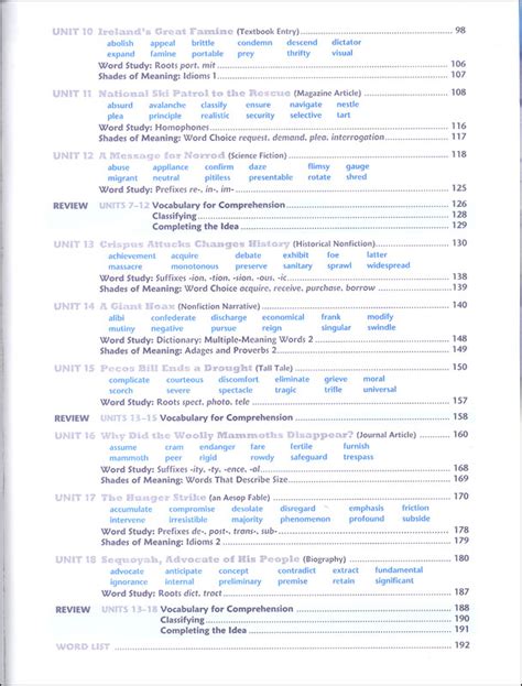 Vocabulary Workshop Enriched Student Edition Grade 5 Blue Sadlier