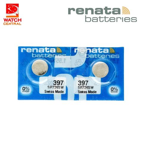 Renata 397 SR726SW Watch Battery Pack Of 2 Pieces Lazada PH