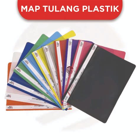 Jual Map Tulang Plastik Jepit F4 Business File MS Shopee Indonesia