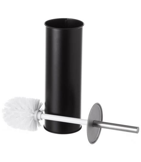 Toilet Paper Holder Toilet Brush Black