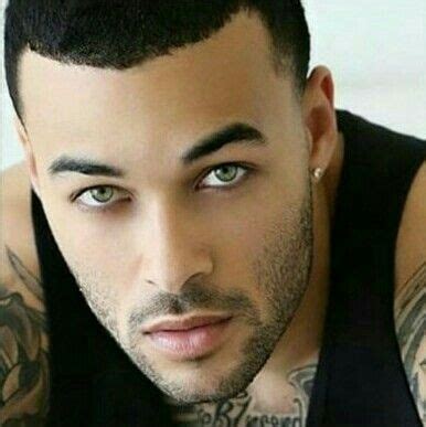 Light Skin Black Man With Green Eyes