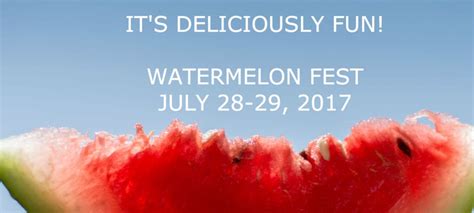 Watermelon Fest Coming July 28 29 2017 To Valliant Ok