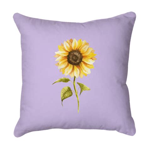 Sunflower Lilac Quick Dry Outdoor Cushion Rooms By Me