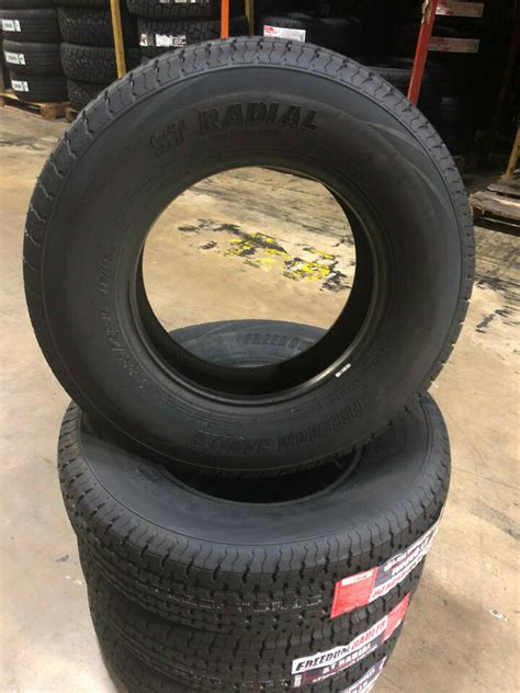 1 NEW ST225 75R15 Freedom Hauler Trailer Tires 10 PLY E 225 75 15 ST