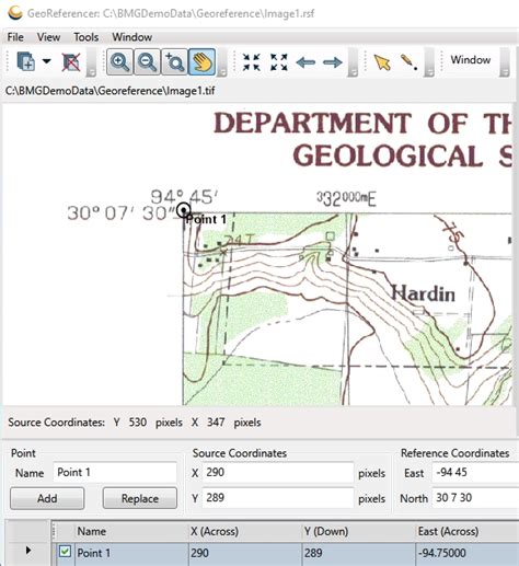 Georeferencing A Raster Image