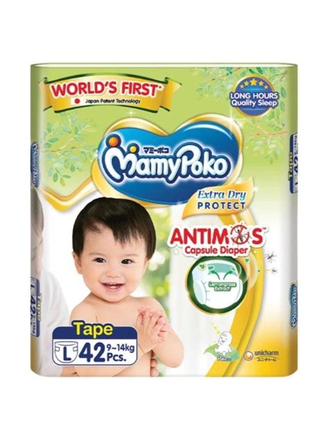 Mamypoko Extra Dry Tape Protect Antimos Large S Edamama