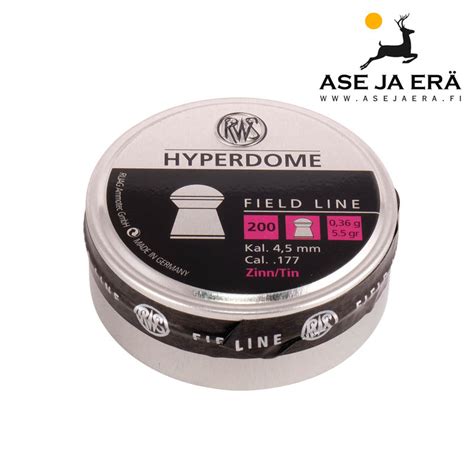 4 5mm RWS Hyperdome 0 36g 200kpl Asejaera Fi Verkkokauppa