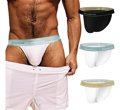 Calzón Tanga De Sexy Bikini Briefs Para Hombre Pack De 3 Meses sin interés
