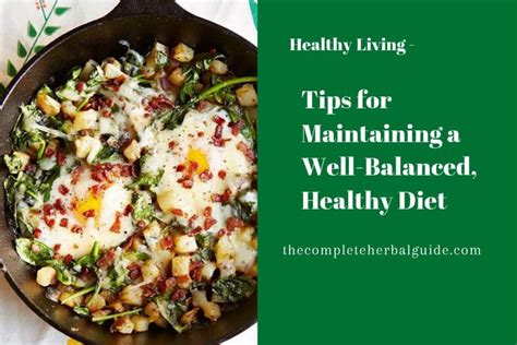 tips  maintaining   balanced healthy diet