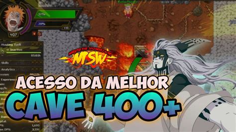 TIBIA NTSW O MELHOR OT NARUTO FAZENDO ACESSO A HUNT 400