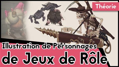 Illustration de personnage de jeu de rôle YouTube