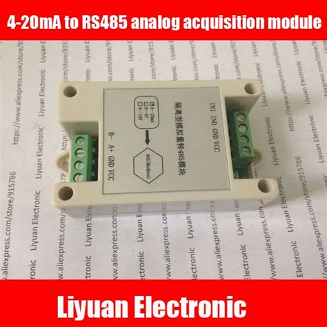 4 20mA To RS485 Analog Acquisition Module Analog To 485 Module 0 10V To