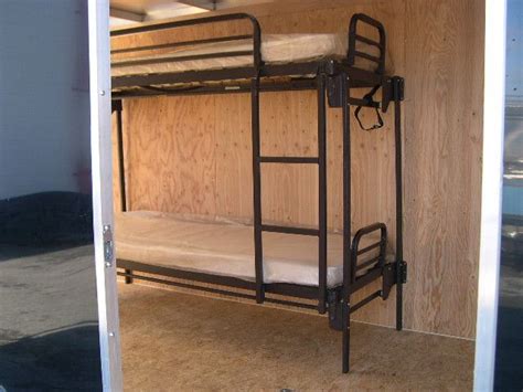 Fold Up Bunk Bed For Trailers Camping Pinterest