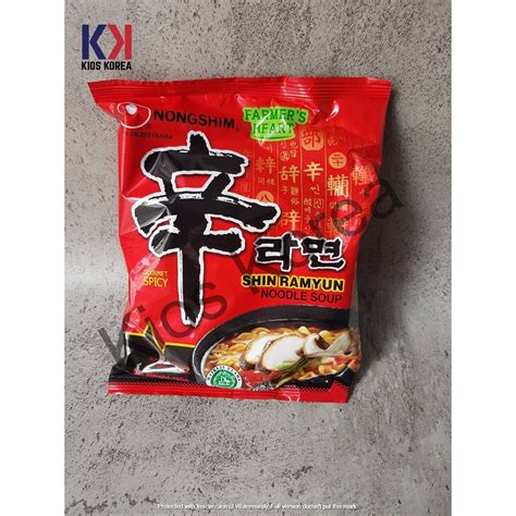 Jual Nongshim Shin Ramyeon Spicy Mushroom Mie Instan Korea Ramyun Ramen