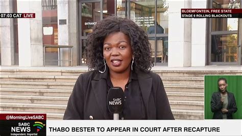 Thabo Bester Saga I Thabo Bester To Appear In Court After Recapture