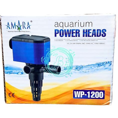 Jual Amara Wp 1200 Mesin Pompa Air Celup Power Head Powerhead Aquarium