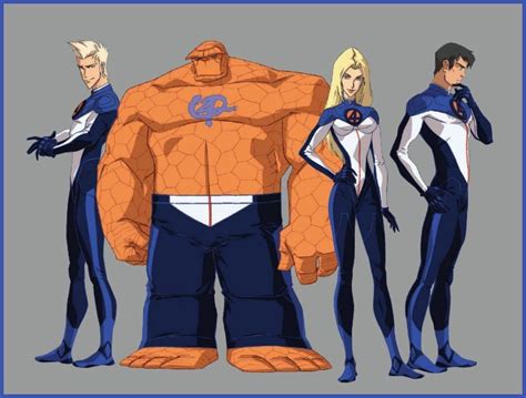 Character Model Fantastic Four Words Greatest Heroes