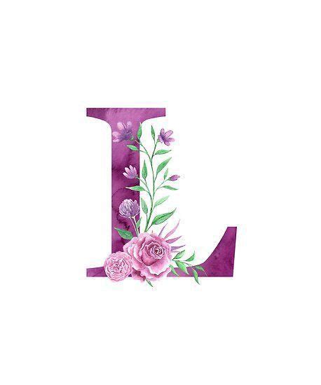 Pin By Yanieyz 🌠 On Alphabet Floral Monogram Letter Flower Letters