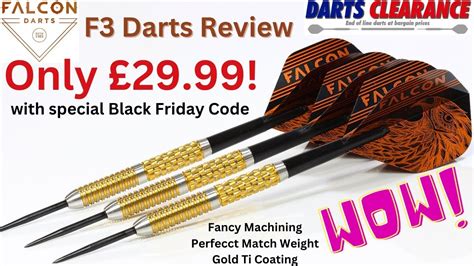 Darts Clearance FALCON F3 Darts Review BLACK FRIDAY DARTS DEAL WOW