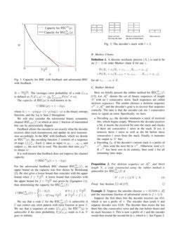 A Practical Coding Scheme For The Bsc With Feedback Deepai