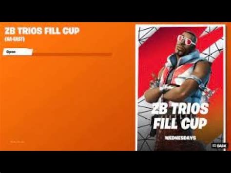 Fortnite Zero Build Trios Fill Cup YouTube