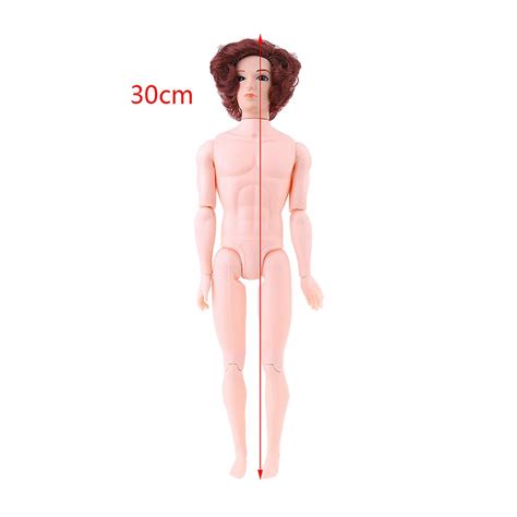 Cm Moveable Jointed Nude For Naked Dolls For Doll Body Brown Hair